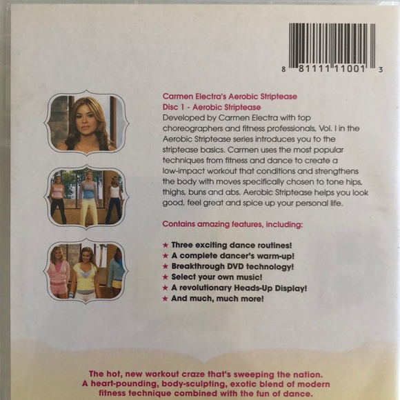 Carmen Electra Aerobic Striptease 5 DVD Set   EUC - Picture 2 of 6